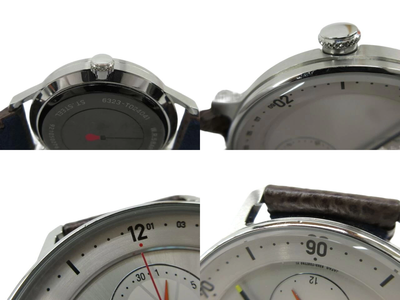 Paul Smith “Paul Smith” Church Street Quartz Watch MADE IN JAPAN BH2-014-90 6323-T024041 SILVER COOL GRAY BROWN STAINLESS STEEL CRYSTAL GLASS [Kagoshima Store]