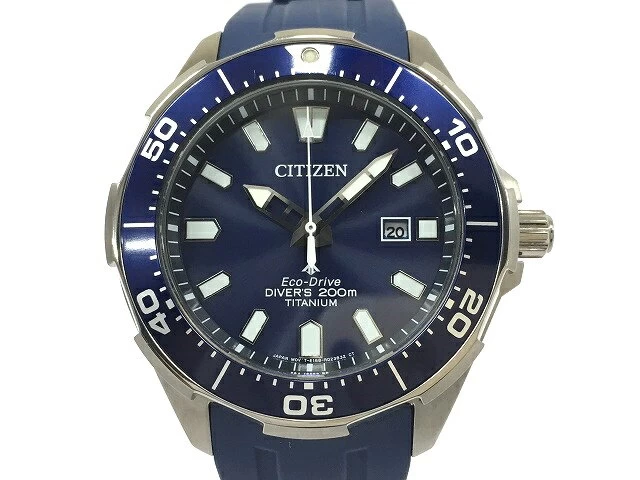 CITIZEN PROMASTER BN0201-02M E168-R009419 CITIZEN PROMASTER ECO DRIVE SOLAR DIVER 200m NAVY [Nagasaki Togitsu Store]