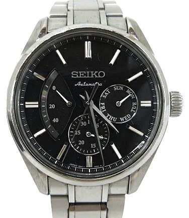 SEIKO “Seiko” PRESAGE Prestige Line Prestige Line Prestige Line Diamond Shield Model Automatic Hand Winding Mechanical Watch MADE IN JAPAN Automatic SARW023 6R21-01B0 Silver/Black [Kagoshima Store]
