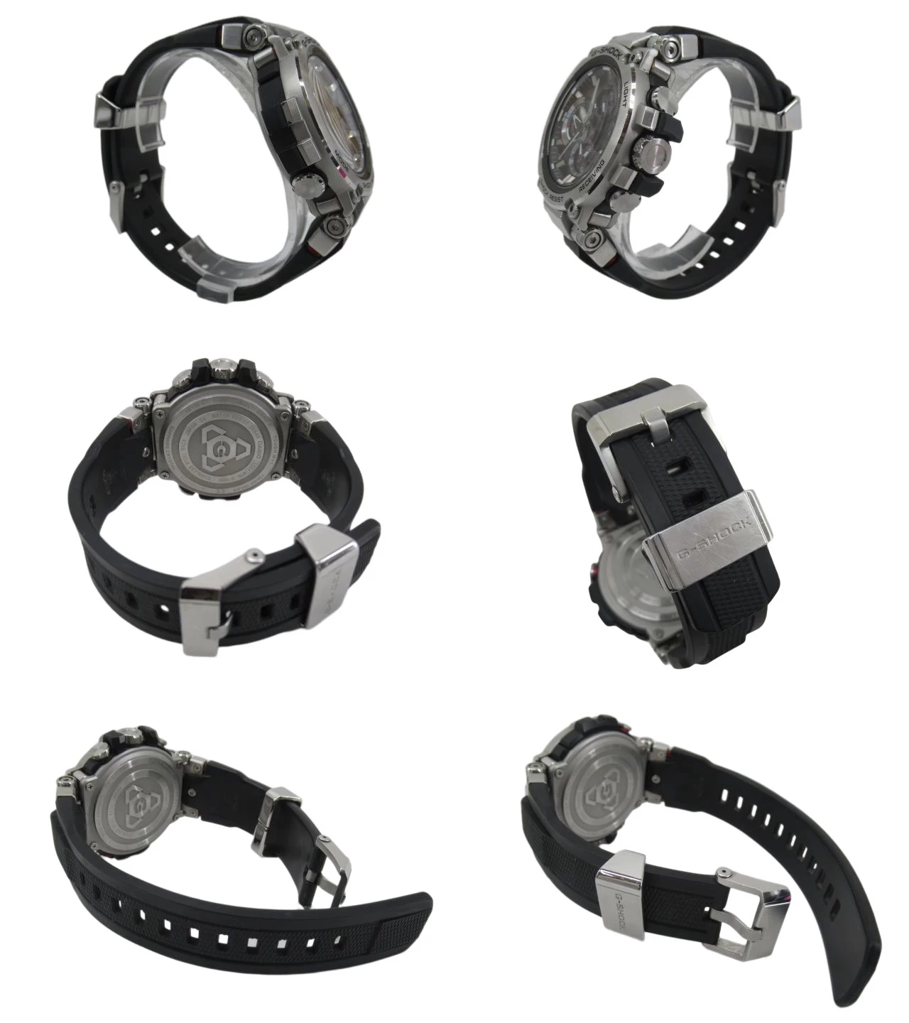 G-SHOCK “G-SHOCK” MT-G Radio Wave Solar Mobile Link Bluetooth Analog Watch MTG-B1000-1AJF Black x Silver [Kagoshima Store]