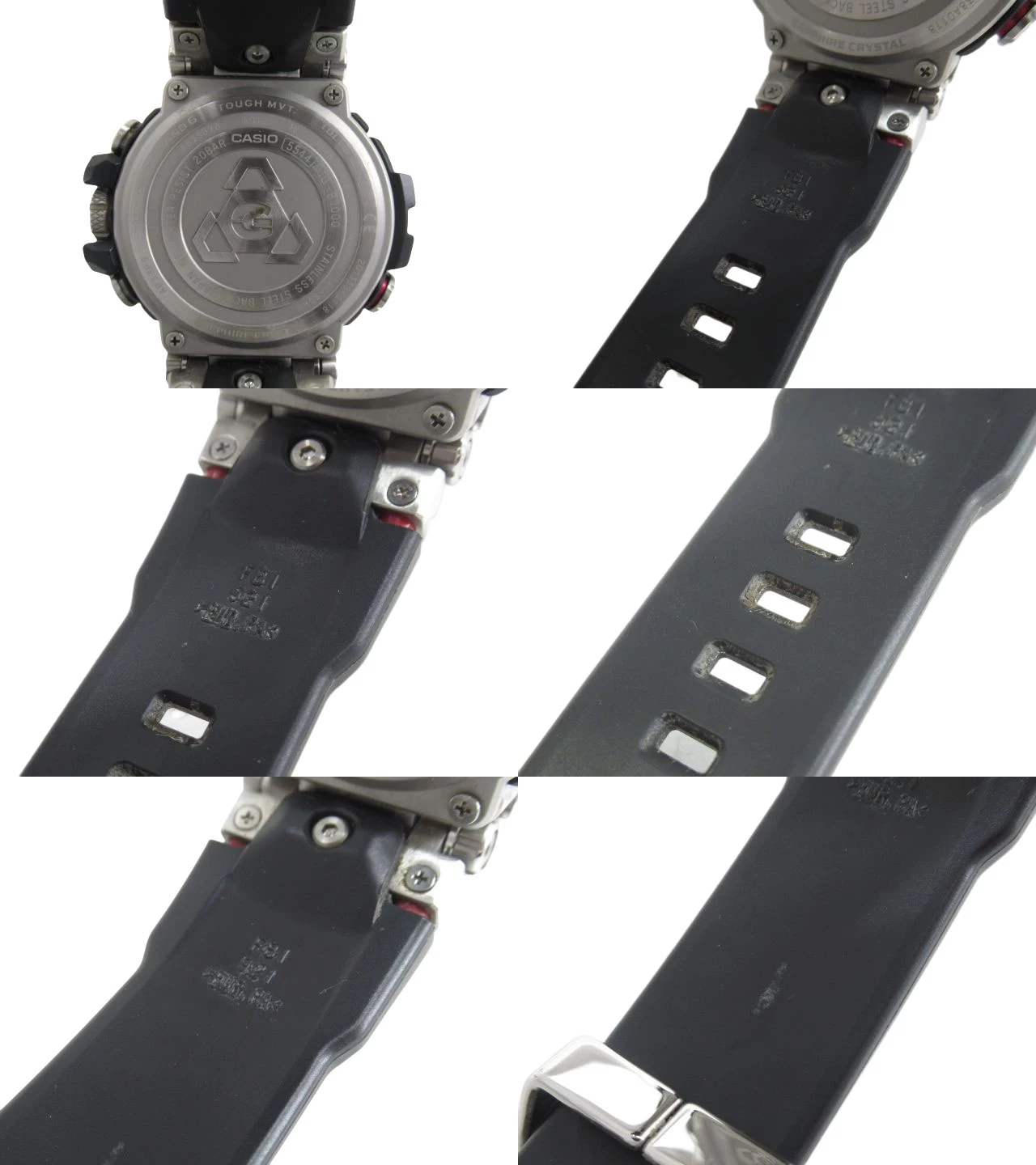 G-SHOCK “G-SHOCK” MT-G Radio Wave Solar Mobile Link Bluetooth Analog Watch MTG-B1000-1AJF Black x Silver [Kagoshima Store]