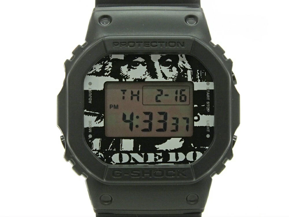 CASIO G-SHOCK × KOUSUKE KAWAMURA × BEAMS T DW-5600E “Casio G Shock × Kawamura Kensuke × Beams 1 Dollar Bill Shredded Digital Watch” [Miyakonojo Store]