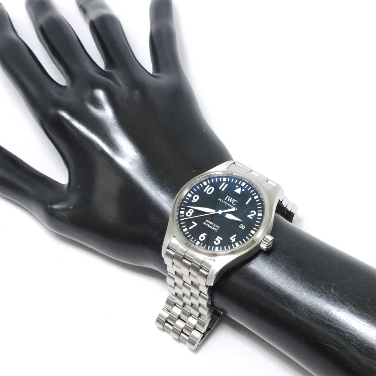 IWC Pilot's Watch Mark XVIII IW327011 Date Black Dial Automatic Automatic International Watch Company Pilot Watch 