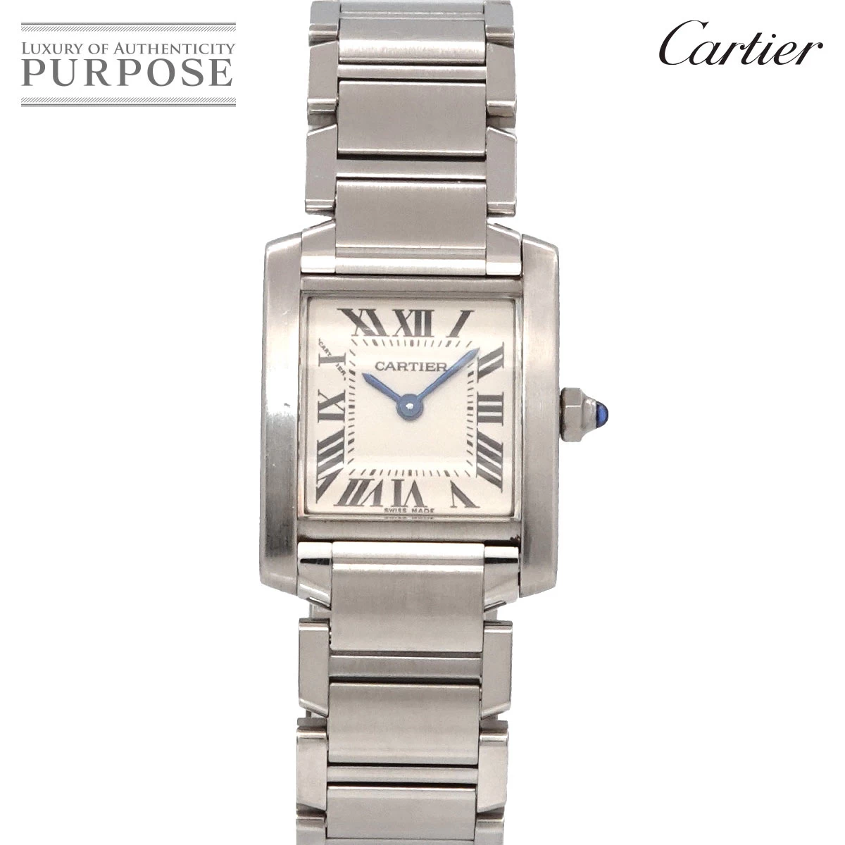 Cartier Cartier Tank Francaise SM W51008Q3 Women's Ivory Dial Quartz Watch Tank Francaise 