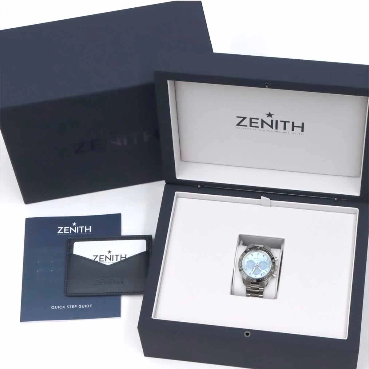 Zenith ZENITH El Primero Chronomaster Sport Yoshida Special Edition 03 3105 3600/52 M3100 Date Aqua Blue Dial Self-Winding El Primero 