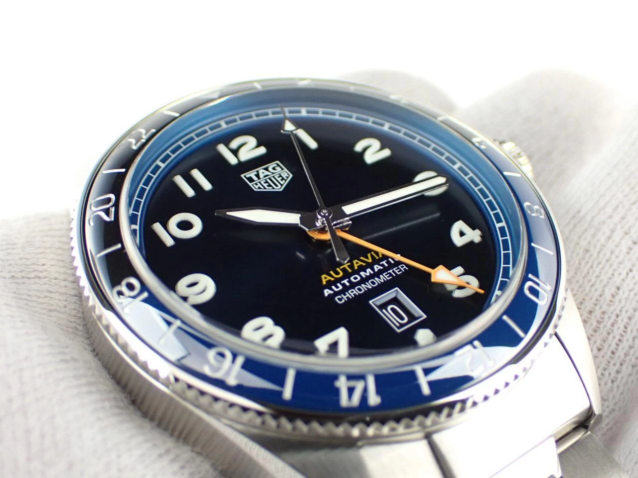 TAG HEUER AUTAVIA 60TH ANNIVERSARY GMT WBE511A BA0650 Brand New