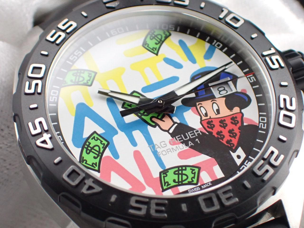 TAG HEUER FORMULA 1 ALEC MONOPOLY SPECIAL EDITION MYZ 1119.FT8023 Brand New Finished