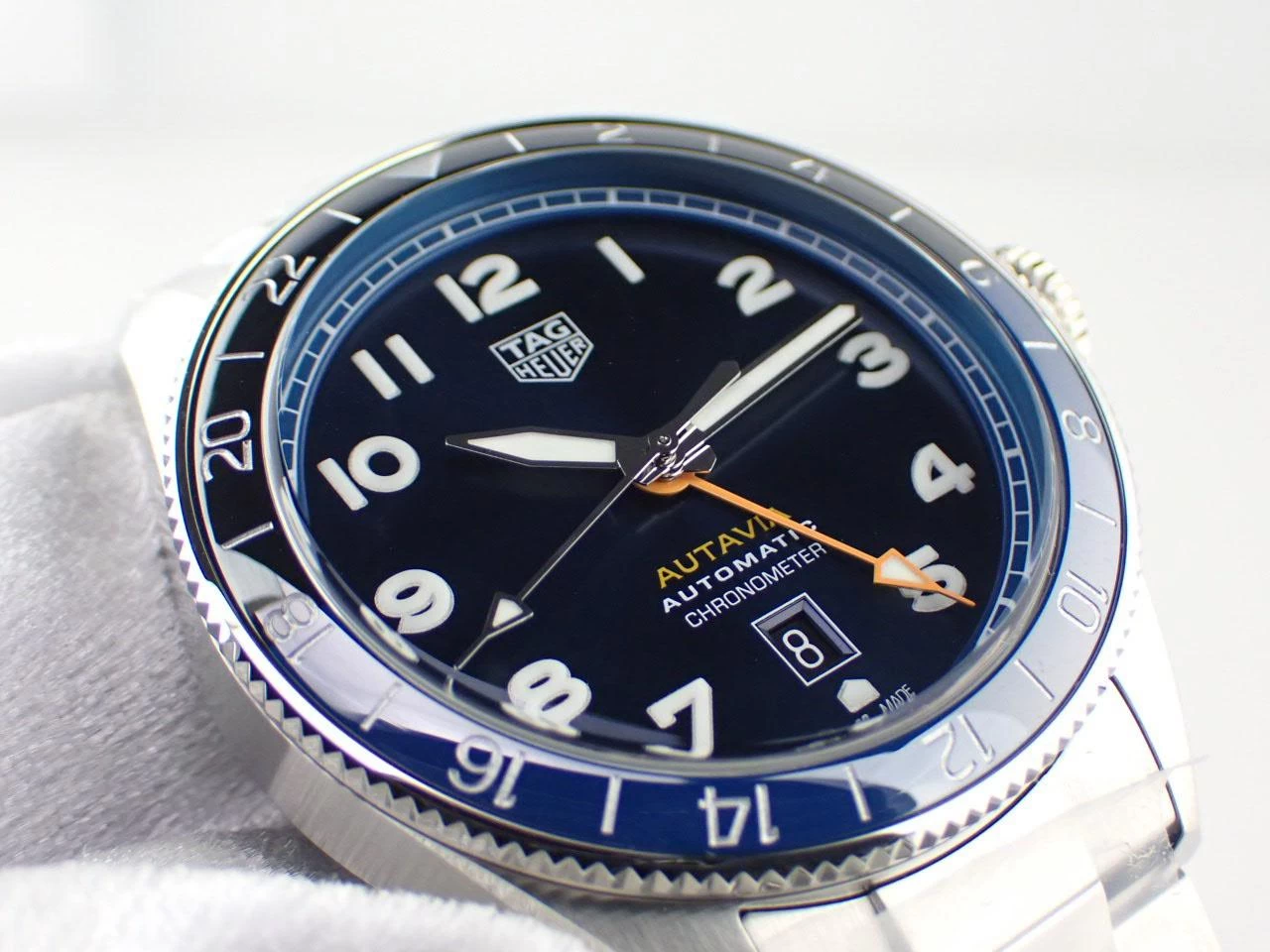 TAG HEUER AUTAVIA 60TH ANNIVERSARY GMT WBE511A BA0650 Brand New