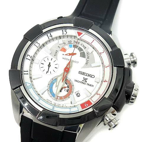 Seiko SEIKO Prospex Yacht Timer Quartz 500pcs Limited Edition SBBT035 7T84-0AF0 Silver Dial 230709