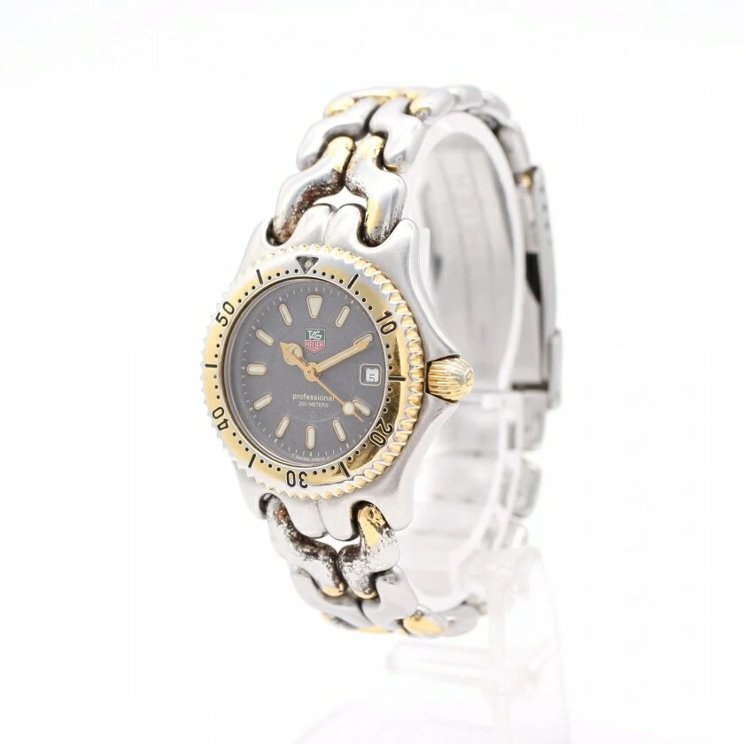 [Final disposition!! Sales ended at 8:30 on 4/1 (Sat)! [20% OFF or more] TAG HEUER CELL SERIES PROFESSIONAL 200M LADIES QUARTZ SS GP SILVER GOLD GREY DIAL WG1320-2 _sale_0401end
