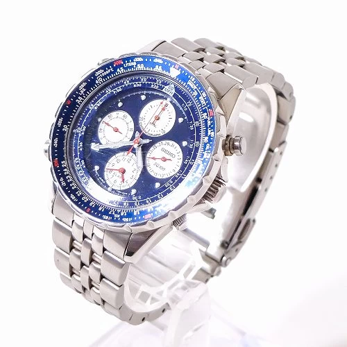 SEIKO Flight Master SQ100 7T34-6B00 Seiko [F-12640] wh-160