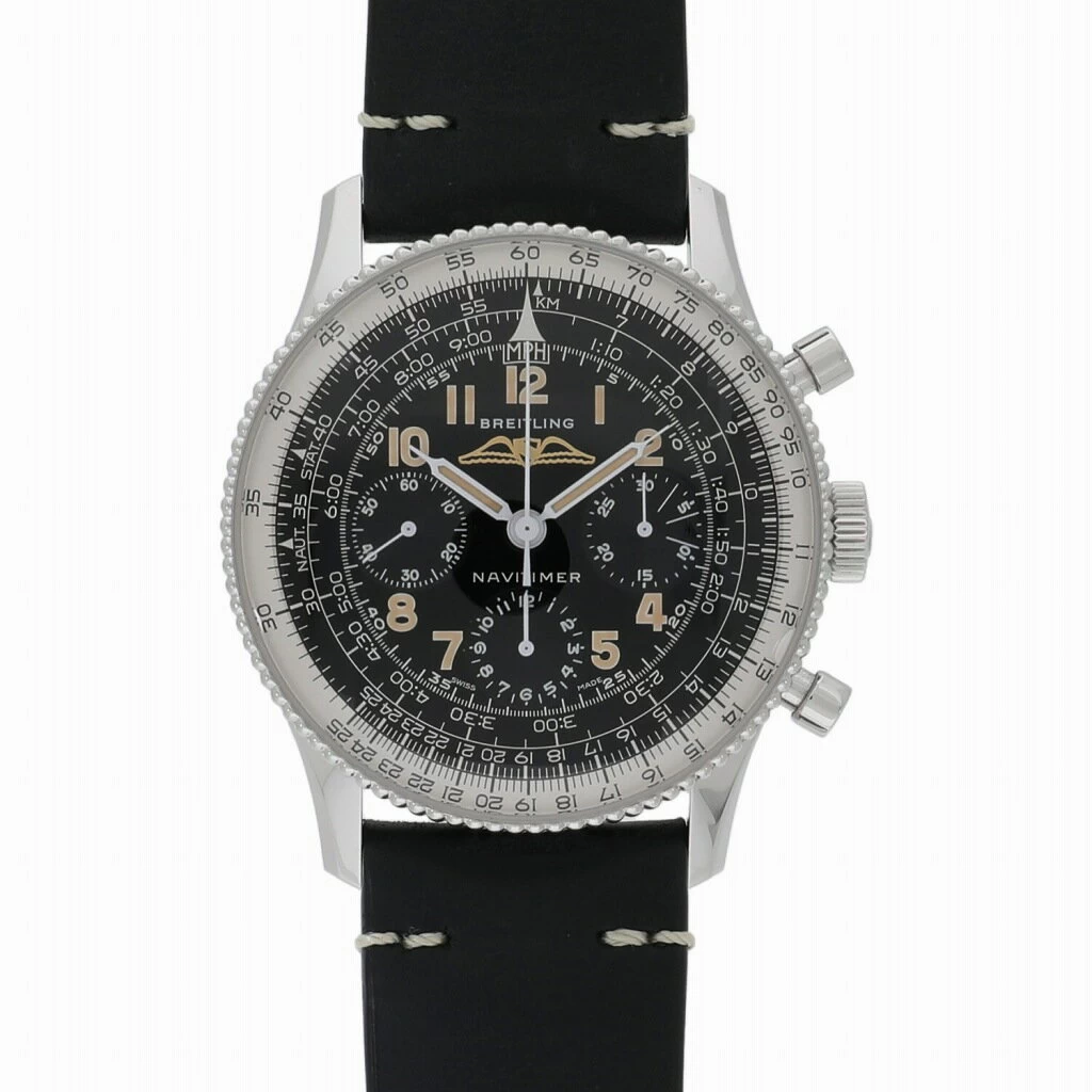 [No interest rate up to 60 loans] Breitling Navi Timer Ref.806 1959 Reedition World Limited 1959 Bottles Black AB09B-1DAA/AB0910371B1X1 