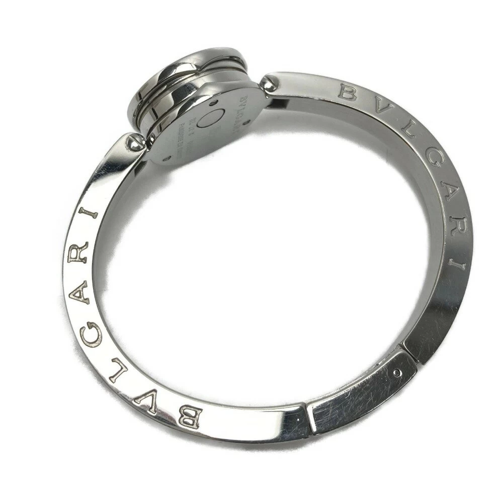 ☆ BVLGARI BVLGARI B-ZERO1 BANGLE WATCH BZ22S BLACK QUARTZ LADIES WITH BOX AND INSTRUCTIONS B RANK