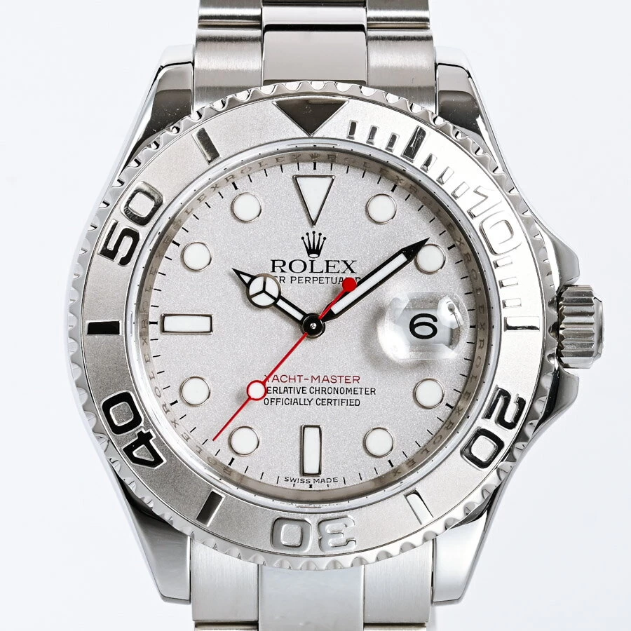 A product Rolex Yacht Master Rolesium 16622 Z number silver 