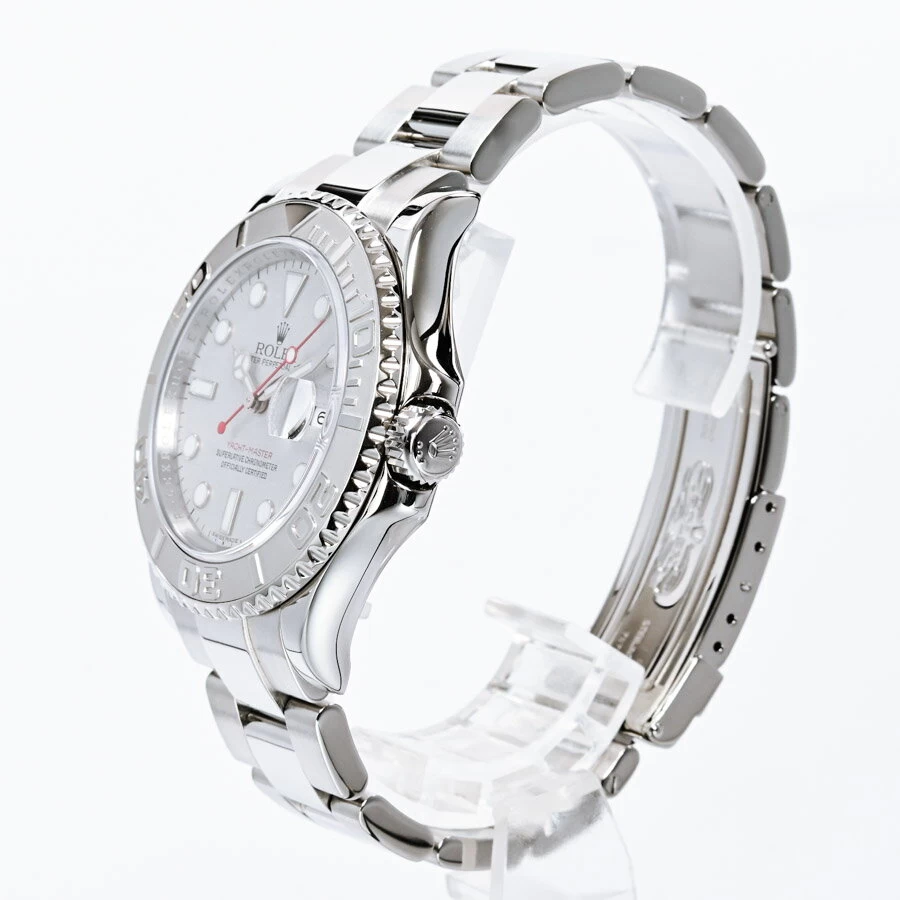 A product Rolex Yacht Master Rolesium 16622 Z number silver 