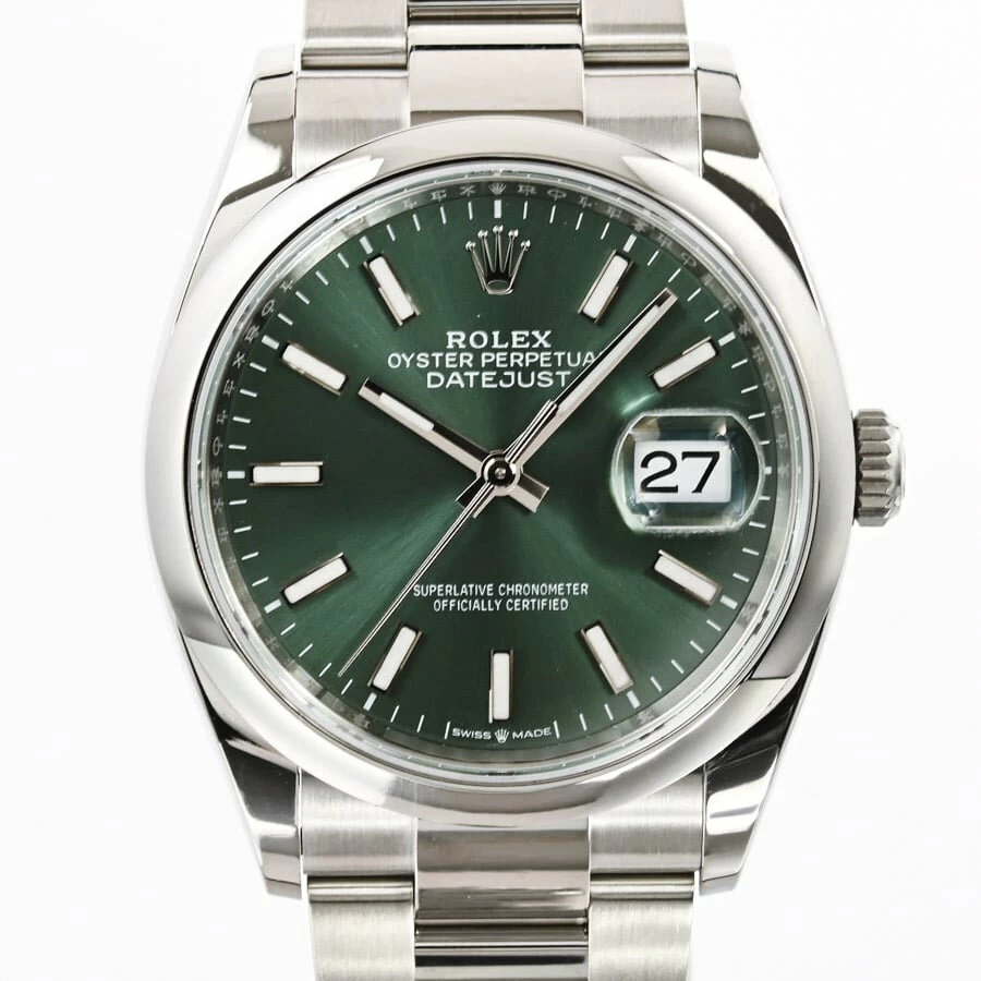 Item A Rolex Datejust 36 126200/OYS Random Part Number Green Boys