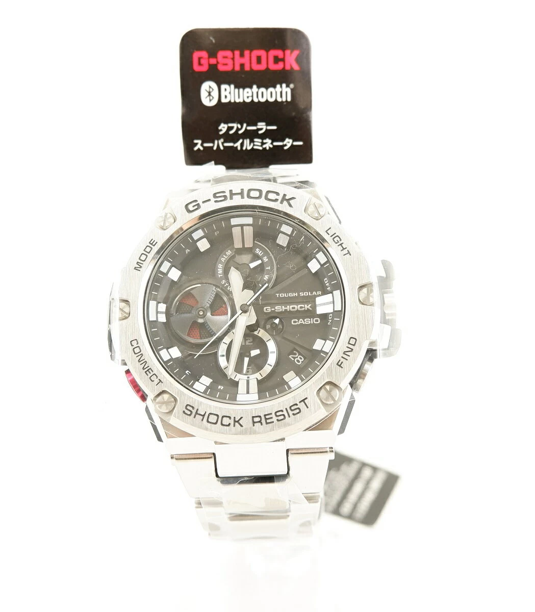 G-SHOCK GST-B100D-1AJF G-SHOCK Analog Watch Bluetooth Silver CASIO Casio Tough Solar