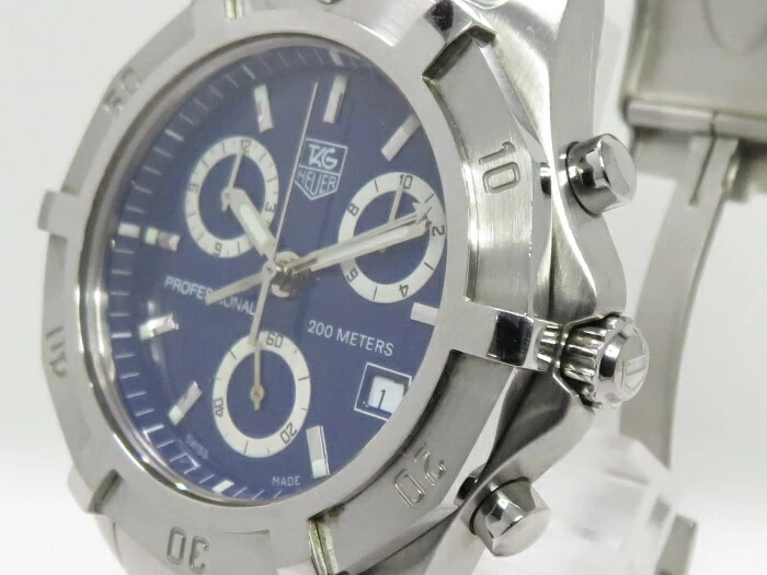 tagHeuer Exclusive 2000 Chronograph Quartz SS Blue Dial CN111G.BA0337