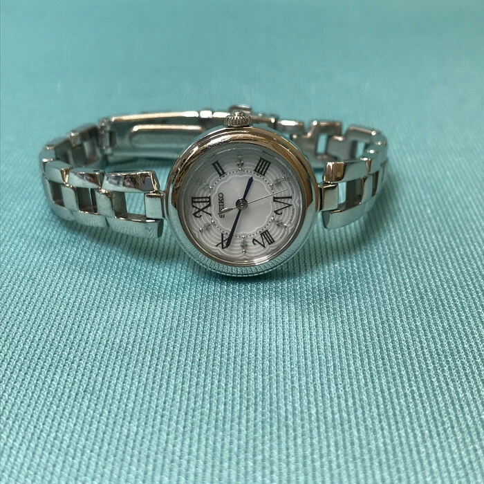SEIKO Tisserie Women's V117-0FN8 Solar SS [jgg]