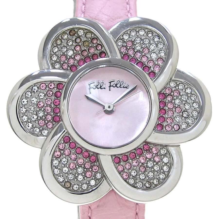 Folli Follie Flower Motif Quartz WF5T009 [A Rank]