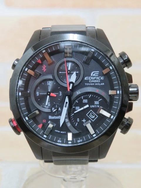  EDIFICE Edifice Casio Analog Solar Cell EQB-500 Black 111333766