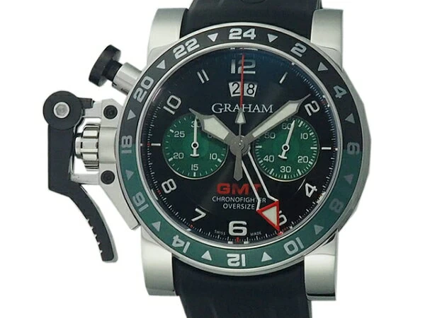 “” Graham Chronofighter Oversize GMT 2OVGS.B12A Finished [Saitama] [N5511]