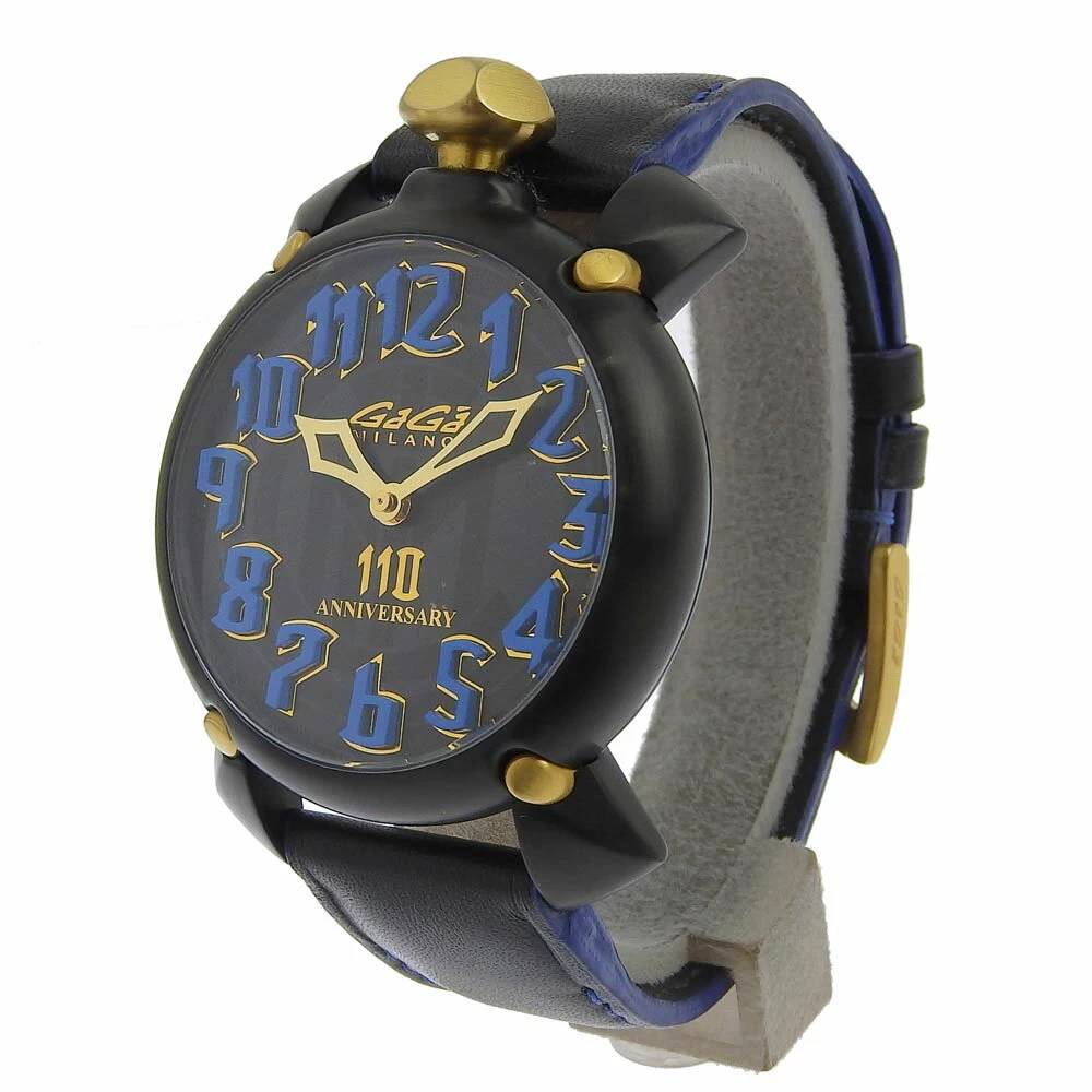 [Genuine Guarantee] Super Beautiful Item with Box Gaga Milano Gaga Milano Manuale 46 Self-Winding Automatic Intel 110th Anniversary Model Rare 