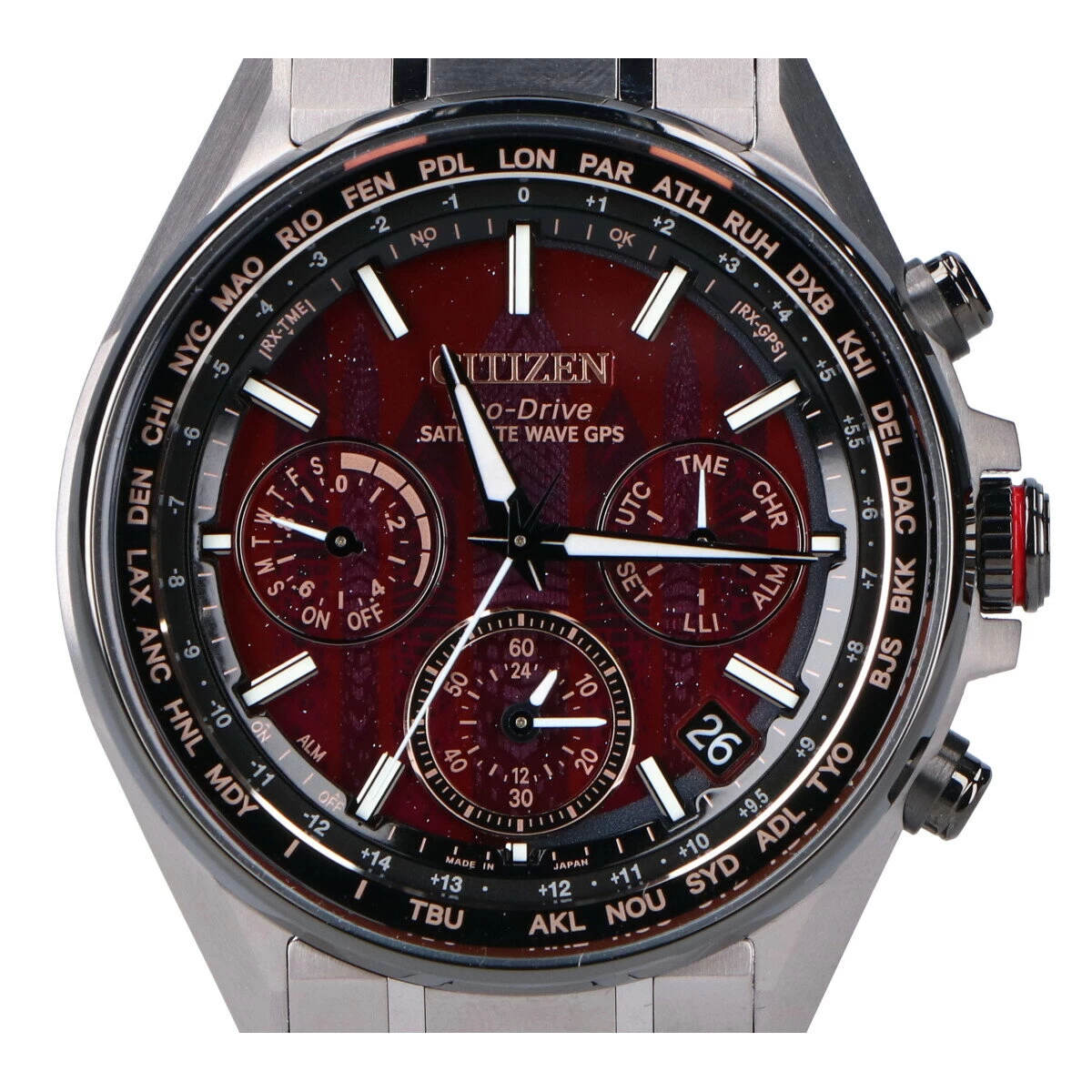 CITIZEN CITIZEN [Beautiful Product/World Limited 1,100 Books] CC4005-71Z Cal.F950 ATTESA ATTESA ATESSA JOUNETSU COLLECTION Super Titanium Chronograph Eco Drive Radio Wave Silver 