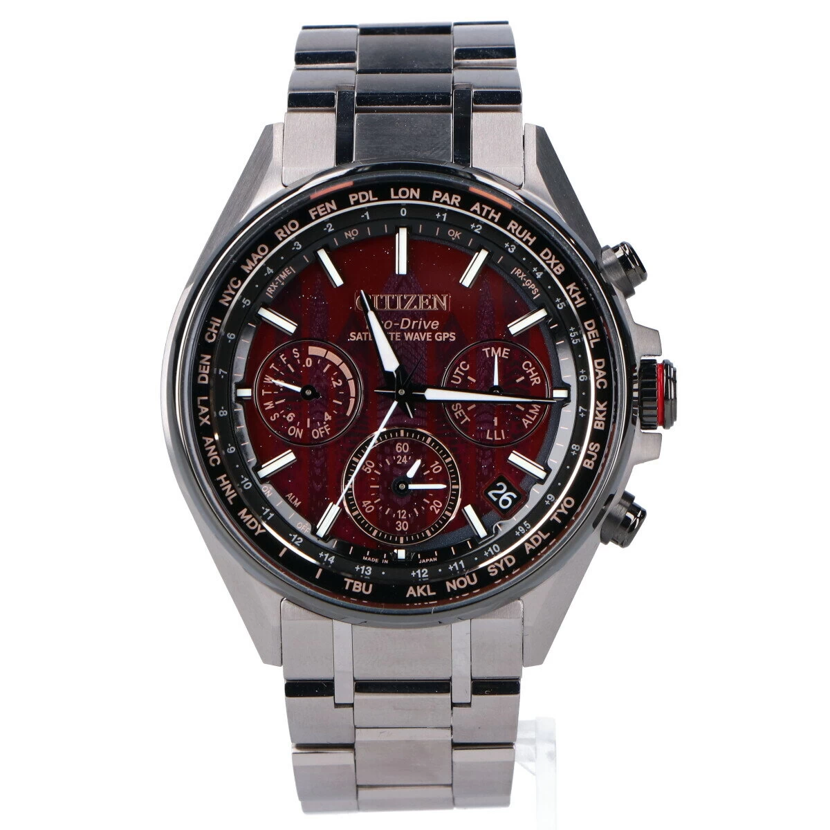 CITIZEN CITIZEN [Beautiful Product/World Limited 1,100 Books] CC4005-71Z Cal.F950 ATTESA ATTESA ATESSA JOUNETSU COLLECTION Super Titanium Chronograph Eco Drive Radio Wave Silver 