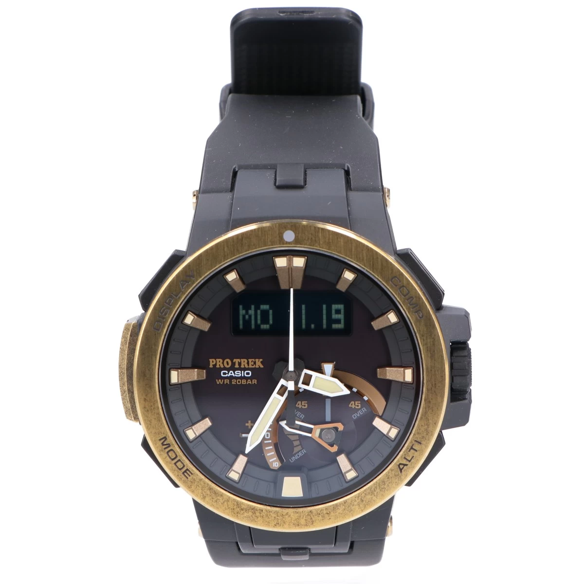 CASIO Casio [Beautiful] PRW-7000V-1JF PRO TREK Multifield Line Pro Trek Vintage Gold Multi Band 6 Tough Solar Radio Black/ Vintage Gold 