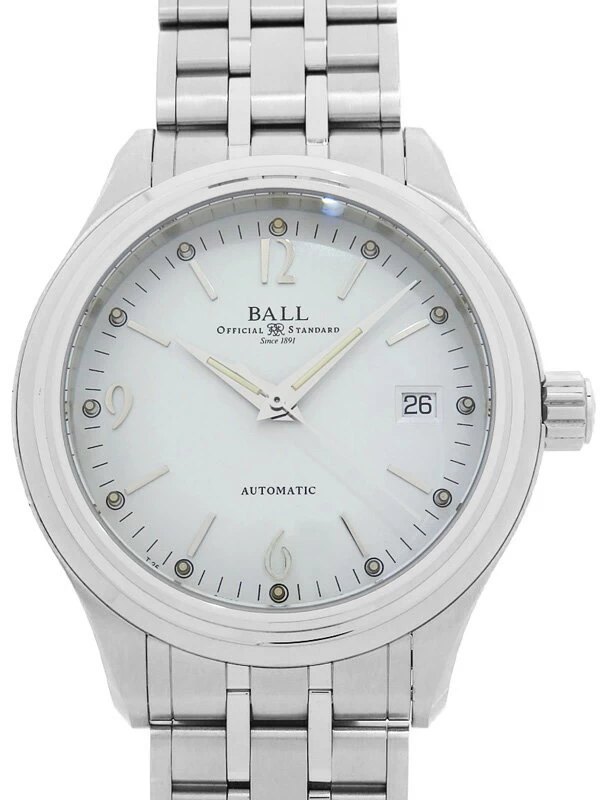 [BALL] Ball Watch “Train Master Streamliner” NM1060D-SJ-WH Automatic 