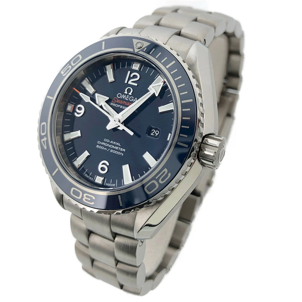 OMEGA Seamaster Planet Ocean 600 232.90.38.20.03.001 23290382003001 Co-Axial Liquid Metal Omega Watch for Men 