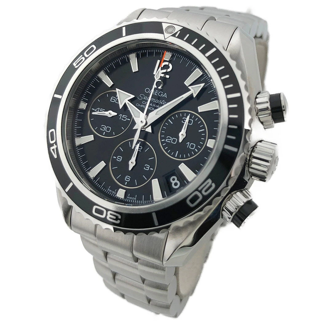 OMEGA Seamaster Planet Ocean 222.30.38.50.01.001 22230385001001 Automatic Black Dial Chronograph Omega Watch for Men 