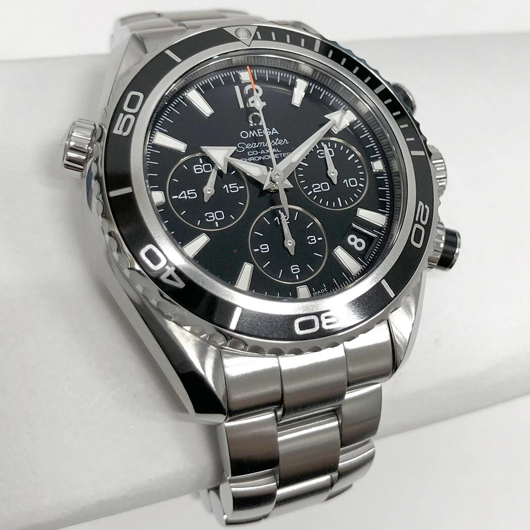 OMEGA Seamaster Planet Ocean 222.30.38.50.01.001 22230385001001 Automatic Black Dial Chronograph Omega Watch for Men 