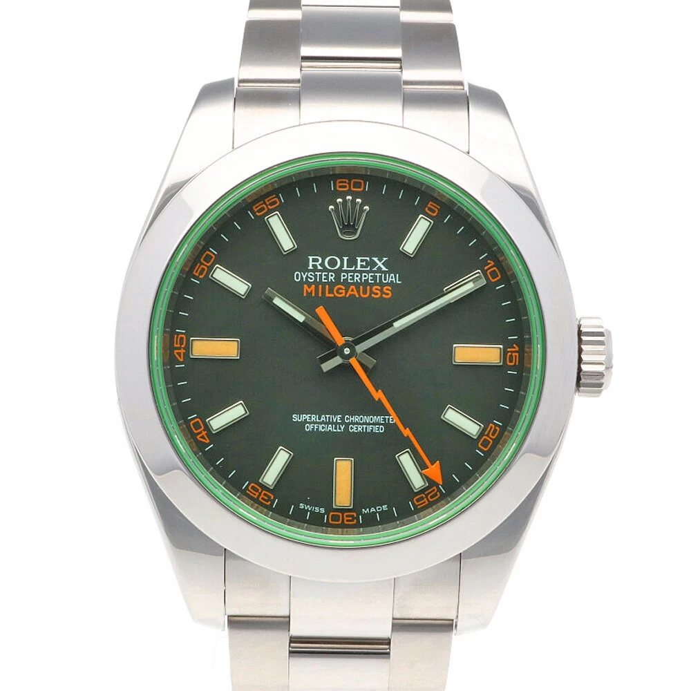 [Rolex] Rolex Milgauss Oyster Perpetual Stainless Steel 116400GV Self-Winding 