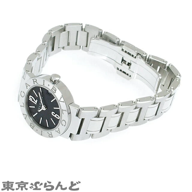 [Returnable] [△ Pay attention to discounted items!] Bulgari BVLGARI Bvlgari Ladies Quartz Battery Operated SS Date Black Dial Black BB23SS Finished 101602278