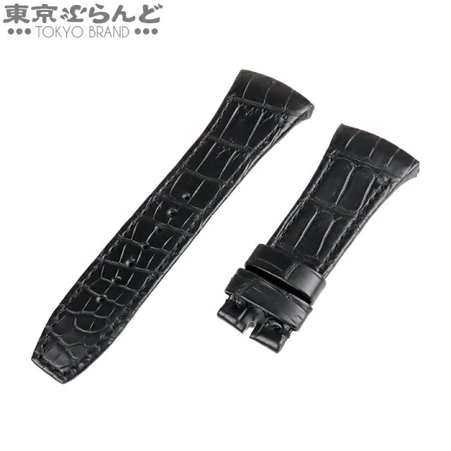 [Returnable] [Theta] Audemars Piguet AUDEMARS PIGUET Concept Genuine Replacement Belt Strap Leather Black Black Mounting Width 23mm PDW 101592405