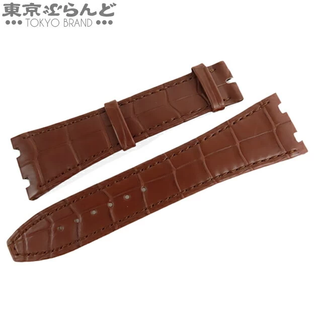 [Returnable] [] Audemars Piguet AUDEMARS PIGUET Royal Oak Replacement Belt Strap Leather Brown Brown Rug Mounting Width 26mm PDW 101604671