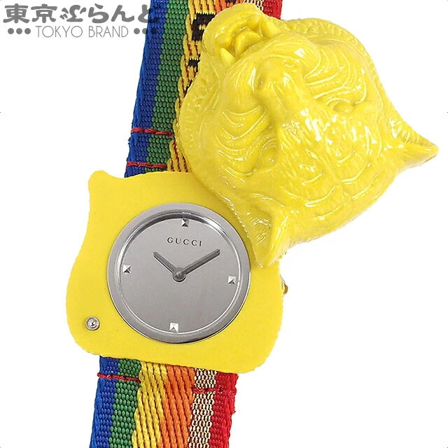 [Returnable] [◆] Gucci GUCCI Le Marche de Merveille Secret Boys Quartz Yellow Cat 146.4 YA146410 Unused PDW 22XMAS 101600627