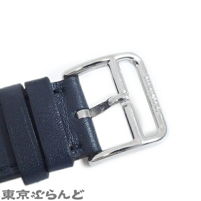 [Last Summer Sale ◇] [New Same Item] Hermes HERMES Double Tour Apple Watch 41mm Belt Swift Black C Engraved 2018 PDW [Returnable] 101645231
