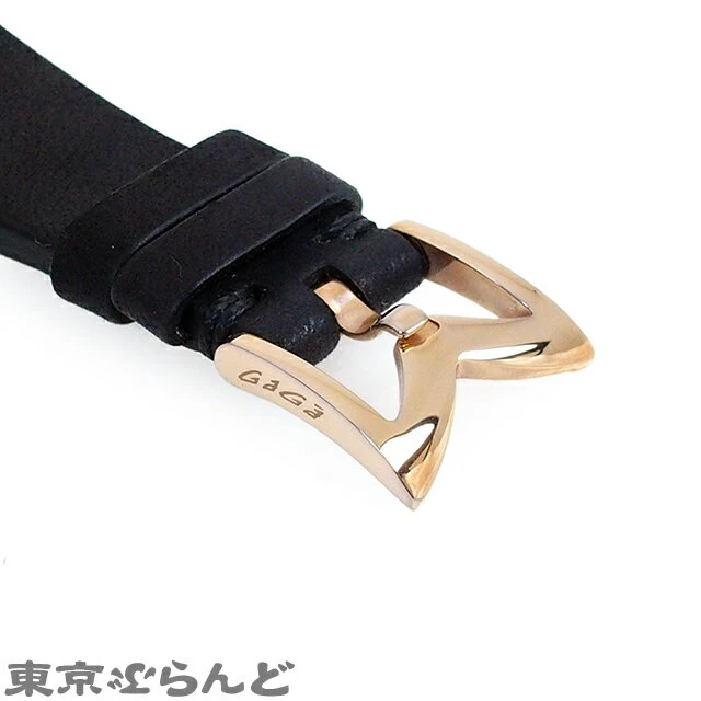 [Returnable] [Settlement Sale◎] Gaga Milano GaGa Milano Manuale 48mm Bionic Skull Limited to 500 Handwound SS Leather Green 5061.02S Unused PDW 101600673