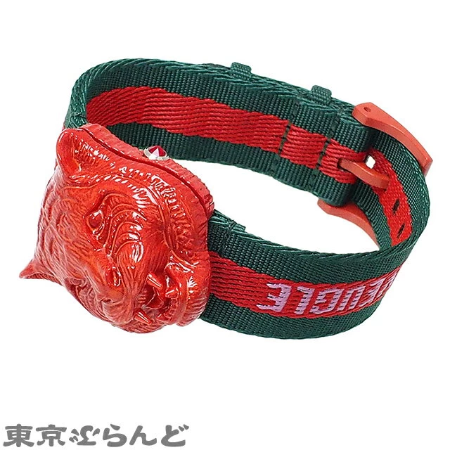 [Returnable] [Settlement Sale◎] Gucci GUCCI Le Marche de Merveille Secret Boys Quartz Red Red Cat 146.4 YA146409 Exhibit Unused pdw 101600619