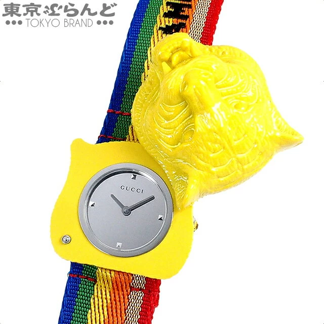 [Returnable] [Settlement Sale◎] Gucci GUCCI Le Marche de Merveille Secret Boys Quartz Yellow Yellow Cat 146.4 YA146410 Unused PDW 101600630