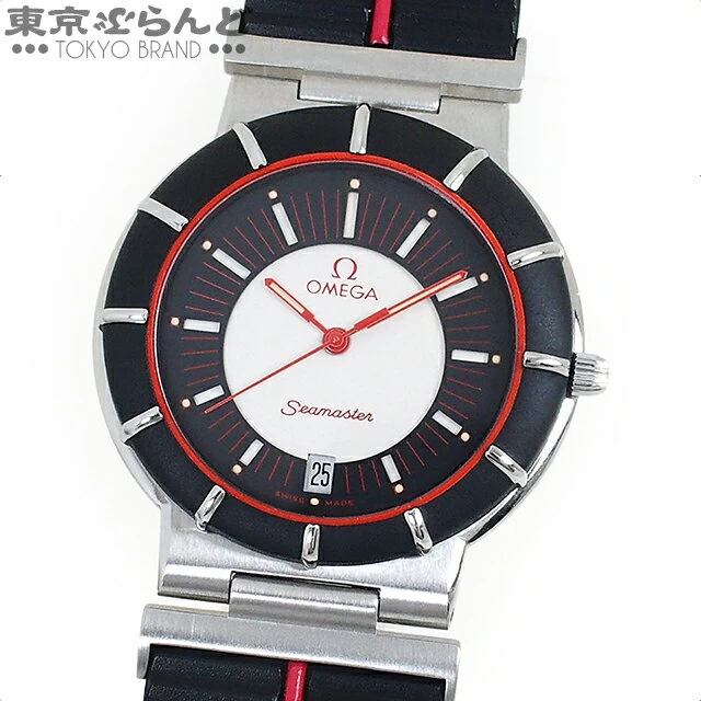 [Final Summer Sale ◇] [New Same Product] Omega OMEGA Seamaster Dynamic 2 Spider-Man Ammonite Quartz Type SS Rubber 196.0301 pdw [Returnable] 101659922