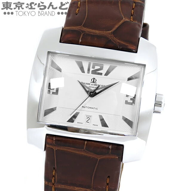 [Returnable] Baume & Mercier Baume & Mercier Hampton Spirit 65394 White SS Leather Automatic 101672654