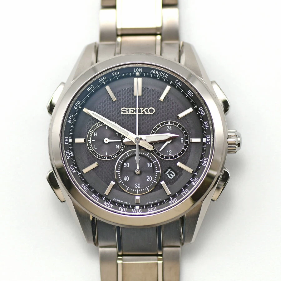  SEIKO SEIKO BRIGHTZ BRIGHTZ SAGA197 Solar Signal Correction Titanium Men's 