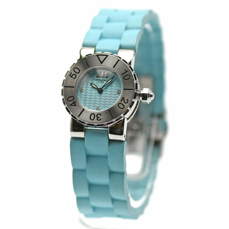 Chaumet Chaumet Class One 621 Quartz 100m Waterproof Blue Dial Ladies Women's Ladies Ladies Ladies Ladies Ladies Polished Finish 
