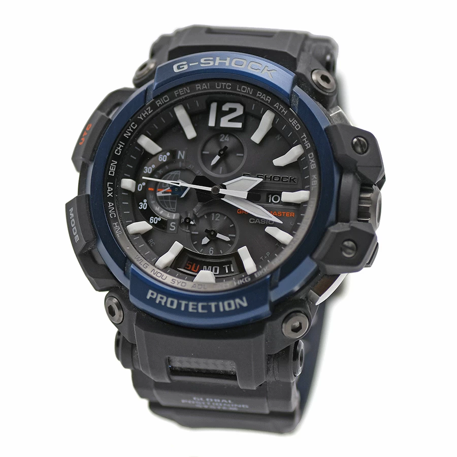 Like new CASIO Casio G-SHOCK MASTER OF G-AIR GRAVITYMASTER Bluetooth GPS HYBRID RADIO SOLAR GPW-2000-1A2JF 