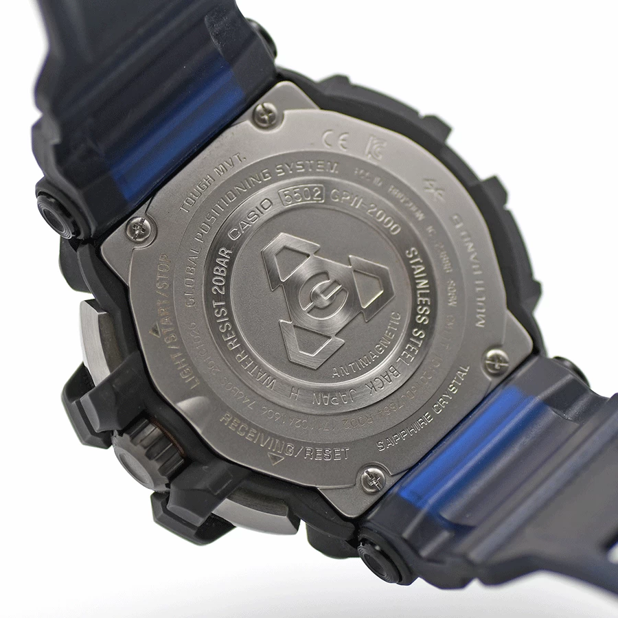 Like new CASIO Casio G-SHOCK MASTER OF G-AIR GRAVITYMASTER Bluetooth GPS HYBRID RADIO SOLAR GPW-2000-1A2JF 