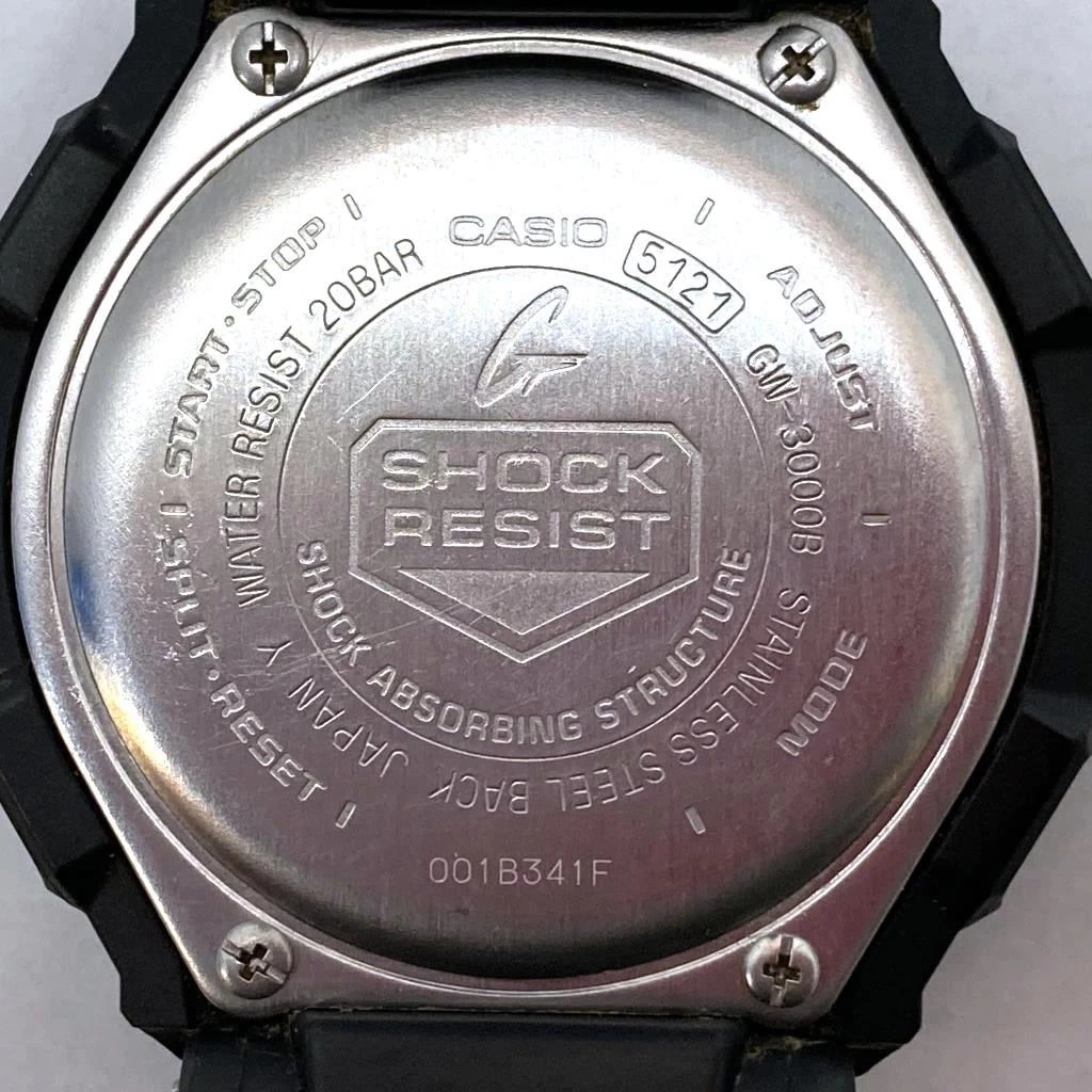 CASIO G-SHOCK Casio G-SHOCK GW-3000B Black Black Orange Chronograph Waterproof for Everyday Use 03r6266 [Iruma Store]